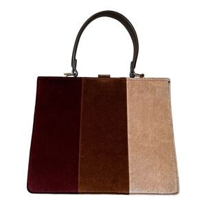 Anthropologie Street Level Sequin Velvet Crossbody Purse Bag Multicolor